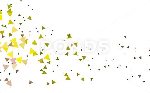 Light Red, Yellow vector background with triangles. Illustrazione stock