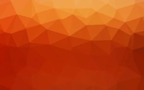 Light Red, Yellow vector blurry triangle pattern. Stock Illustration