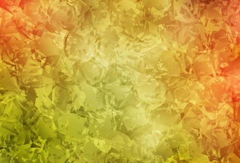 Light Red, Yellow vector elegant pattern with roses, flowers. Stock Illustration