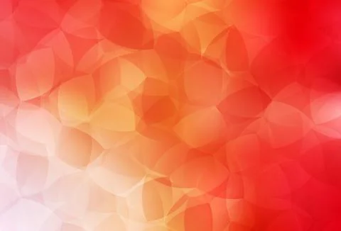 Light Red, Yellow vector gradient triangles pattern. Illustrazione stock