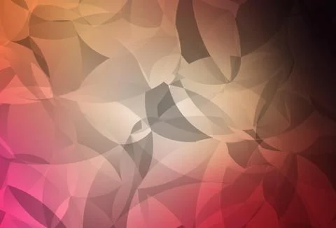 Light Red, Yellow vector gradient triangles pattern. Stock Illustration