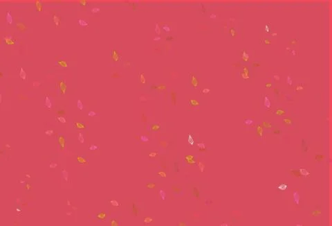 Light Red, Yellow vector hand painted pattern. Stock Illustration