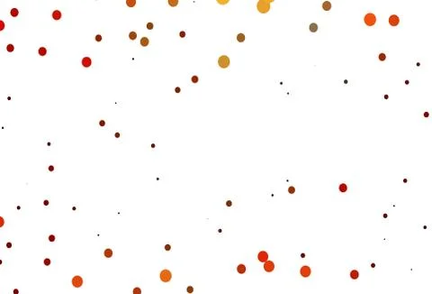 Light Red, Yellow vector layout with circle shapes. Illustrazione stock