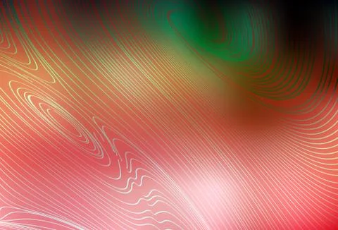 Light Red, Yellow vector layout with wry lines. Stock Illustration