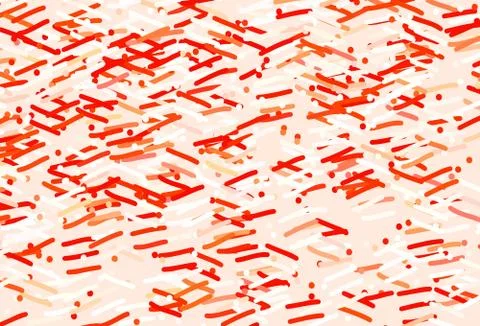 Light Red, Yellow vector layout with flat lines. Illustrazione stock