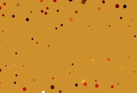 Light Red, Yellow vector layout with circle shapes. Illustrazione stock