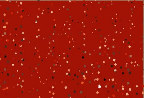 Light Red, Yellow vector layout with circles, lines, rectangles. Illustrazione stock