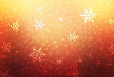 Light Red, Yellow vector layout in New Year style. Stock Illustration