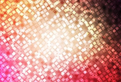 Light Red, Yellow vector layout with lines, rectangles. Stock Illustration