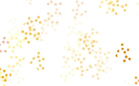 Light Red, Yellow vector pattern with artificial intelligence network. Stockillustratie
