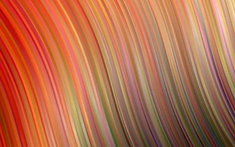 Light Red, Yellow vector pattern with bubble shapes. Stock Illustration