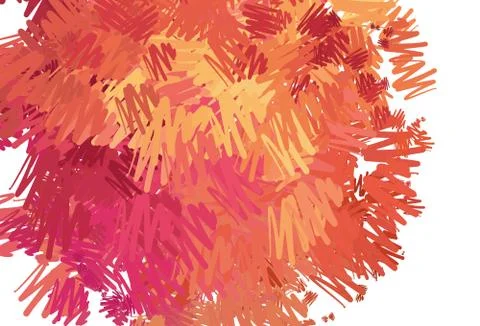 Light Red, Yellow vector pattern with sharp lines. Stockillustratie