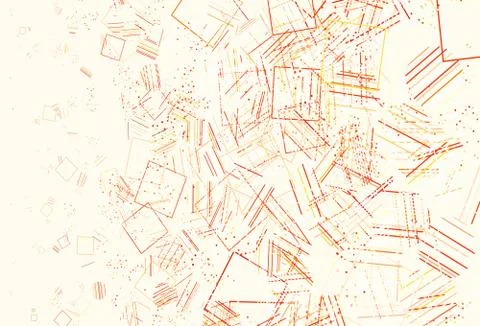 Light Red, Yellow vector pattern with polygonal style with circles. 스톡 일러스트