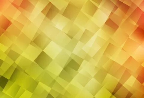 Light Red, Yellow vector pattern in square style. Illustrazione stock