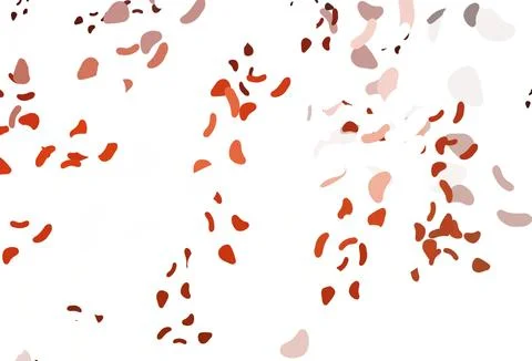 Light red, yellow vector pattern with chaotic shapes. Stock Illustration