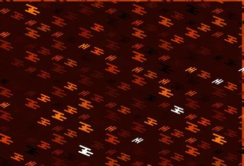 Light Red, Yellow vector pattern with narrow lines. Stock Illustration