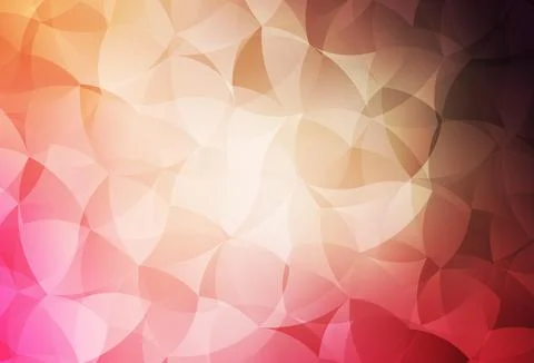 Light Red, Yellow vector pattern with random forms. Illustrazione stock