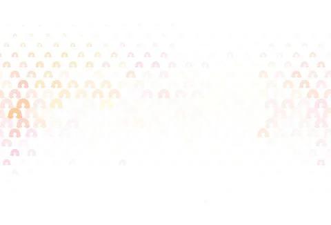 Light Red, Yellow vector pattern with rainbow elements. 스톡 일러스트