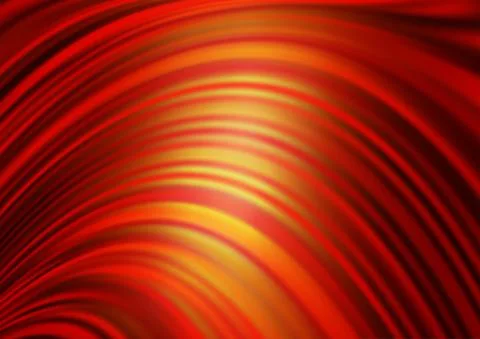 Light Red, Yellow vector pattern with bubble shapes. Stock Illustration