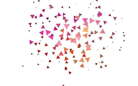 Light Red, Yellow vector pattern in polygonal style. Stock-Illustration