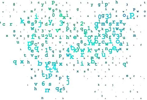 Light Red, Yellow vector pattern with ABC symbols. Stock Illustration