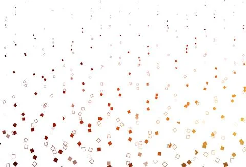 Light Red, Yellow vector pattern with crystals, rectangles. Stock Illustration