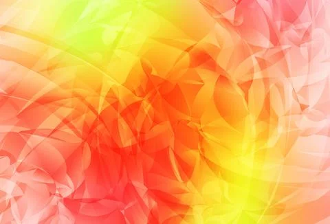 Light Red, Yellow vector pattern with random forms. Illustrazione stock