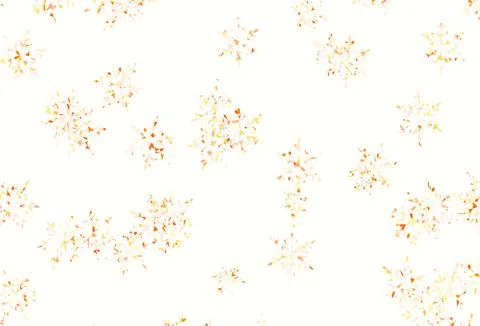 Light Red, Yellow vector pattern with christmas snowflakes, stars. 스톡 일러스트