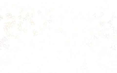 Light Red, Yellow vector pattern with artificial intelligence network. Illustrazione stock