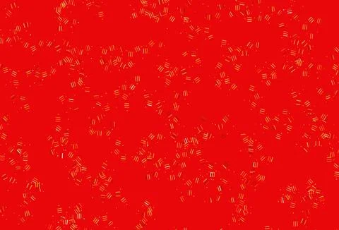 Light Red, Yellow vector pattern with sharp lines, dots. イラスト素材