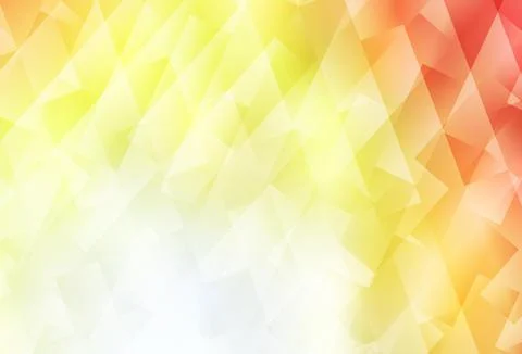 Light Red, Yellow vector pattern in square style. Illustrazione stock