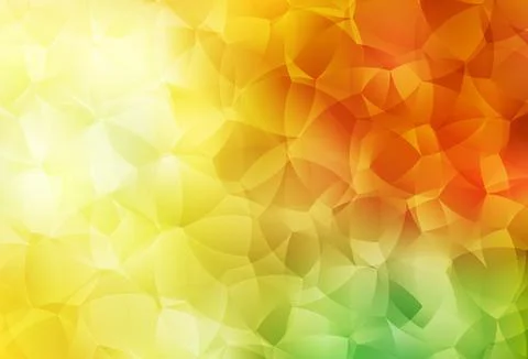 Light Red, Yellow vector pattern with random forms. 스톡 일러스트