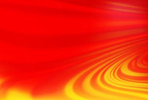 Light Red, Yellow vector pattern with bent ribbons. Stock Illustration