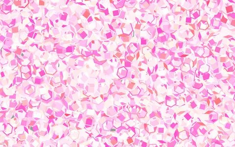 Light Red, Yellow vector pattern with colorful hexagons. 스톡 일러스트