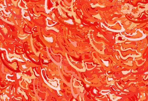 Light Red, Yellow vector pattern with lines. Stock Illustration