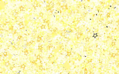 Light Red, Yellow vector pattern with christmas stars. Stock Illustration