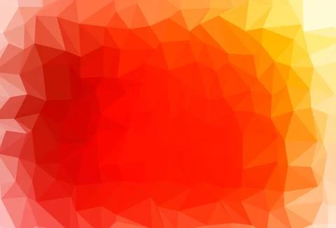 Light Red, Yellow vector shining triangular template. Illustrazione stock