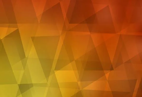 Light Red, Yellow vector shining triangular backdrop. Stock Illustration