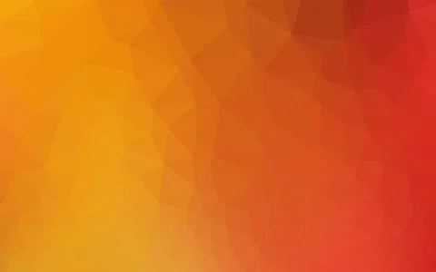 Light Red, Yellow vector shining triangular background. Stockillustratie