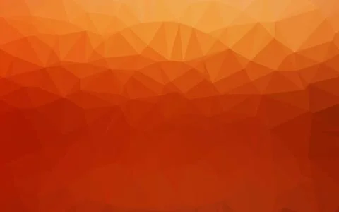 Light Red, Yellow vector shining triangular template. Illustrazione stock