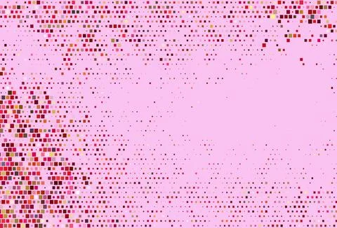 Light Red, Yellow vector template with crystals, rectangles. Stock Illustration