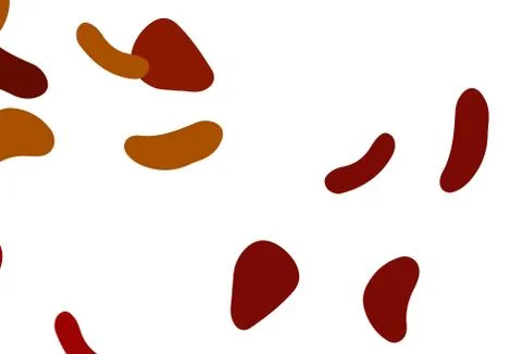 Light Red, Yellow vector texture with random forms. Stockillustratie