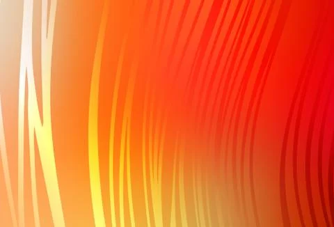 Light Red, Yellow vector texture with wry lines. Stock Illustration