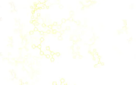 Light Red, Yellow vector texture with artificial intelligence concept. 库存插图