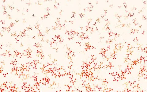 Light Red, Yellow vector texture with artificial intelligence concept. Illustrazione stock