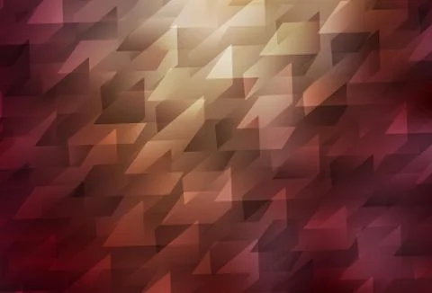 Light Red, Yellow vector texture in rectangular style. Stock Illustration