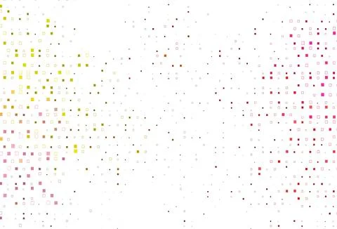 Light Red, Yellow vector texture with rectangular style. イラスト素材