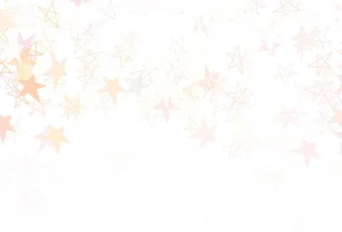Light Red, Yellow vector texture with beautiful stars. イラスト素材