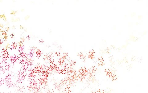 Light Red, Yellow vector texture with artificial intelligence concept. Stock Illustration