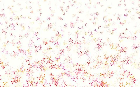 Light Red, Yellow vector texture with artificial intelligence concept. Illustrazione stock